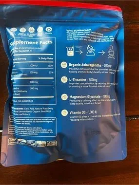 Supra Calm | Other | 7 Pcks Of Supracalm Raspberry Lemonade Adaptogenic ...